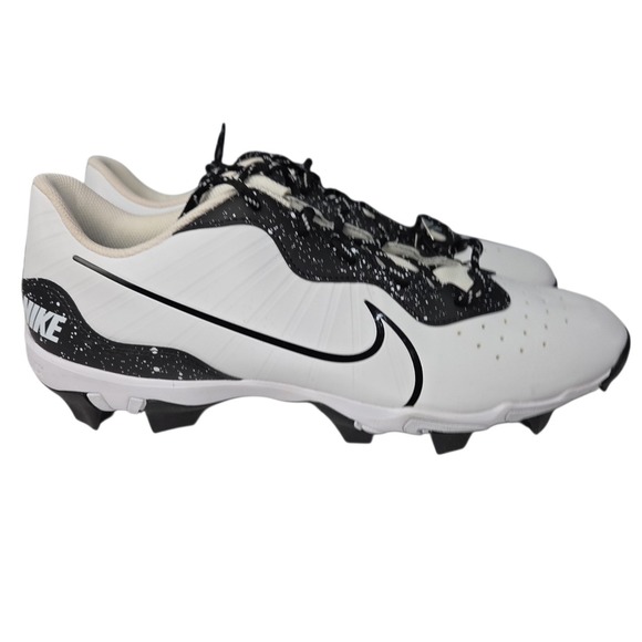 Nike Alpha Huarache 4 Keystone Baseball‎ Cleats Mens 13 White Black Molded NEW main image 6